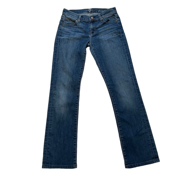 7 For All Mankind Denim - 7 For All Mankind Straight Leg Jeans, Sz 25